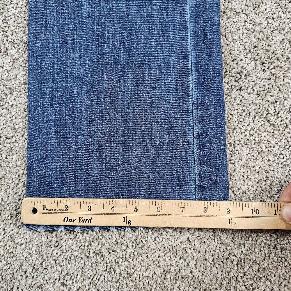 TK Axel Jeans Mens 37x31 Blue Slim Bootcut Cowboy Western Distressed Workwear - Picture 13 of 14